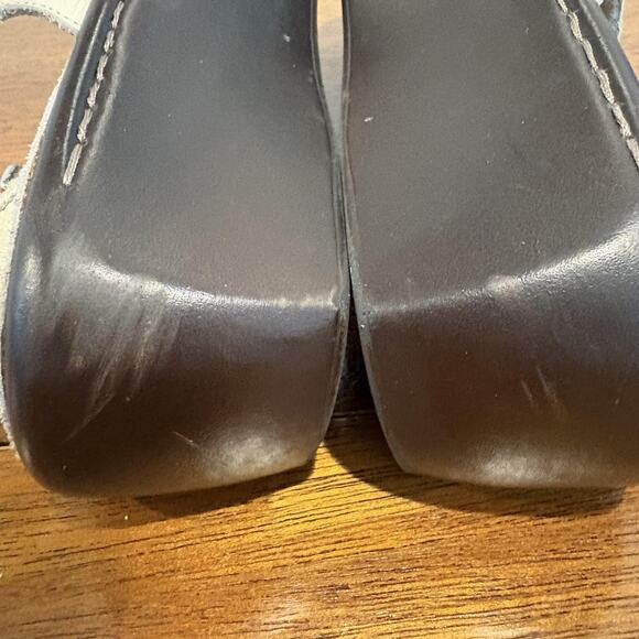 Mephisto Mobils Sandals Womens 10.5 Size 41 EU Leather Wedge Comfort Hook & Loop - Picture 9 of 11